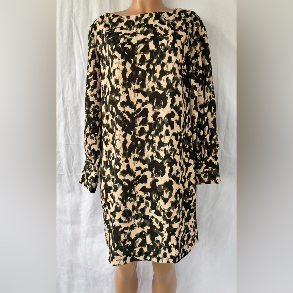 H&M Printed Balloon Sleeves Long dress